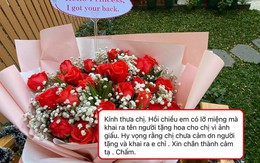 Lỡ khai tên người tặng hoa, shipper nhờ cô gái giả vờ không biết