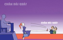 Tranh biếm họa thăng tiến thần tốc nhưng 'đúng quy trình'