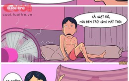 Xài quạt đỡ, nửa đêm trời cũng mát thôi