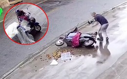 Pha trộm giỏ trái cây 'vụng về nhất năm' khiến dân mạng phì cười