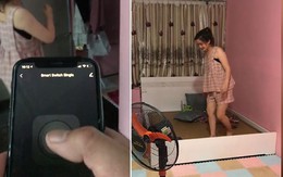 Chồng vờ cài cảm biến tự động bật tắt điện làm vợ tin sái cổ