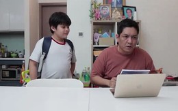 Đức Thịnh sững người khi bị con trai làm khó