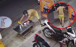 'Cô hồn sống' bỏ đồ cúng xuống đất để trộm bàn