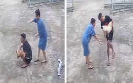 Vợ lầy lội nhốt chồng mê gà đá vào lồng