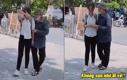 Xúc động cảnh bố động viên con gái đi thi không làm được bài