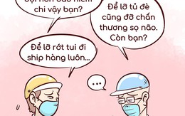 Chuyện lạ: Vào phòng thi vẫn đội nón bảo hiểm