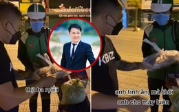 Tài xế ngồi 3 tiếng không có khách được tặng gạo, thịt mùa dịch