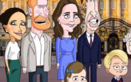 Hoàng gia Anh và nhà Sussex bị châm biếm trong phim hoạt hình