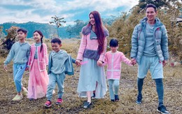 Lý Hải cùng cả nhà lên Đà Lạt tránh dịch, tự trồng rau, bắt cá suối