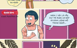 Gymer và ức gà mùa dịch