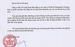 Công ty quản lý đưa ra cảnh báo gắt sau khi Jack thừa nhận có con