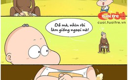 Tí học làm bánh giống ngoại 100%