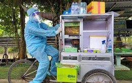 Vua Còm 13/9: Xe 3 bánh tự chế thành điểm xét nghiệm lưu động