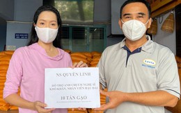 MC Quyền Linh quyên góp 10 tấn gạo giúp Trịnh Kim Chi làm từ thiện