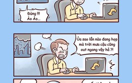 Cuộc họp online gián đoạn vì người yêu cũ