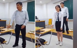 Cười xỉu với pha thực hành lực ly tâm của cô nữ sinh