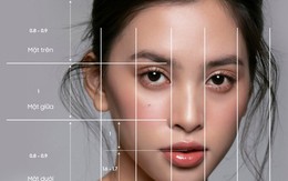 Cận cảnh gương mặt tỉ lệ vàng của Hoa hậu đẹp nhất Việt Nam