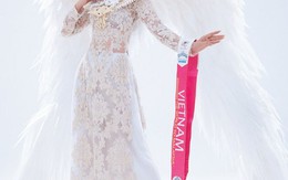 Soi mẫu thiết kế Hương Ly dự thi Quốc phục tại Miss Tourism 2021