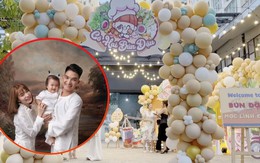Mạc Văn Khoa khoe tiệc thôi nôi con gái chuẩn 'rich-kid bún đậu'