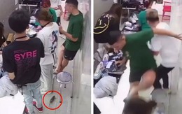 Chú chuột đại náo shop giầy, 6 nhân viên chạy tán loạn