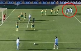 Pha dàn xếp đá phạt IQ 2000 của học sinh Nhật