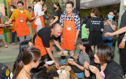 Thu Trang, Tiến Luật, Kiều Minh Tuấn đổi nghề bán cơm tấm