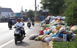 Rác tràn ngập trung tâm thành phố Bảo Lộc