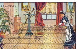 Bất ngờ khi ở  thế kỷ 19, người ta đã vẽ máy bay trực thăng, máy lau nhà...