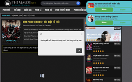 Phimmoi lại tắt kết nối máy chủ với tên miền mới