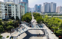 Cầu bộ hành chữ Y đẹp như thơ ở Hà Nội chuẩn bị khánh thành