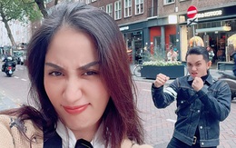 Ảnh vui sao Việt 23-10: Vợ chồng Khánh Thi - Phan Hiển nhí nhảnh ở trời Âu