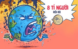 Hôm nay Trái đất đạt 8 tỉ người rồi đó!