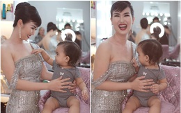 Con gái Võ Hạ Trâm khiến fan mẹ ‘lọt hố’ vì hành động hài hước