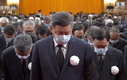 Hình ảnh lễ truy điệu cố Chủ tịch Trung Quốc Giang Trạch Dân