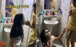 Cô gái đắp mặt nạ nổi đóa vì bị bạn tát