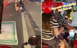 Thanh niên chạy xe máy khắp phố khoe mới tốt nghiệp đại học