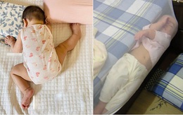 Những dáng ngủ siêu bá đạo của con khiến bố mẹ ôm bụng cười