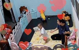 Mẹ vỡ òa hạnh phúc khi thấy con lần đầu tiên tự đứng