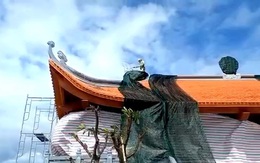 Vụ đền thờ xây không phép: Tháo dỡ chi tiết 'giống thờ tự'