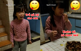 Bé gái khóc khi biết gà cưng bị làm thịt, sau đó lại đánh chén ngon lành