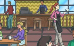 Thử tài tinh mắt: Chiếc ô bị thất lạc ở đâu trong quán?