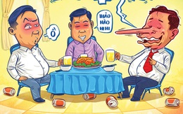 'Quan' mọc mũi Pinocchio vì đi nhậu