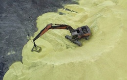 Cục Kiểm soát ô nhiễm môi trường vào cuộc vụ ngàn tấn lưu huỳnh lộ thiên ven sông