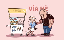 Vỉa hè... bốn mùa