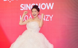 Hòa Minzy diện đầm phát sáng, tự tin khoe giọng mộc