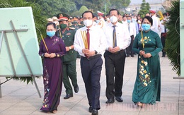 Lãnh đạo TP.HCM dâng hương tưởng niệm các anh hùng liệt sĩ