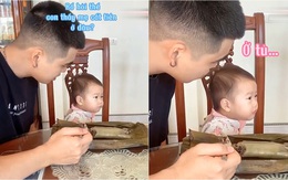 Bố thủ thỉ hỏi dò con gái nơi mẹ cất tiền