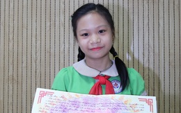 Sử dụng bộ tem quý về tình yêu quê hương, cô bé lớp 5 chiến thắng cuộc thi tem