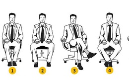 Tư thế ngồi bộc lộ phẩm chất của bạn