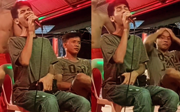 Chàng trai hát karaoke hay như nuốt đĩa